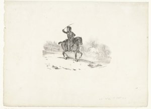 Důstojník dělostřelectva od Theodore Gericault