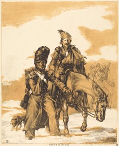 Retreat from Russia (Návrat z Ruska) od Theodore Gericault