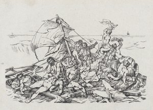 Ztroskotání Meduse, 1820 od Theodore Gericault