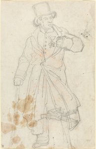 Studium na "Švýcarskou hlídku v Louvru" od Theodore Gericault