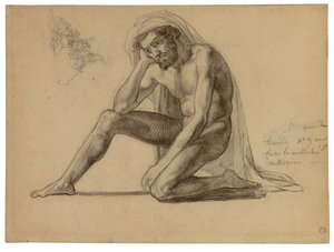 Studie pro otce na Voru Medúzy od Theodore Gericault