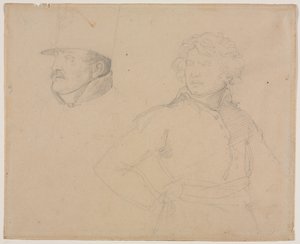Studie dvou vojáků od Theodore Gericault