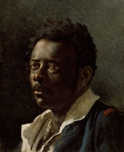 Study of a Model, c.1818-19 (olej na plátně) od Theodore Gericault