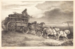 Uhelný vůz od Theodore Gericault