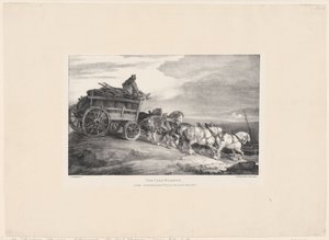 Uhelný vagón od Theodore Gericault