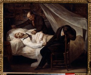 Smrt malíře Theodora Gericaulta (1791-1824) 26. ledna od Theodore Gericault