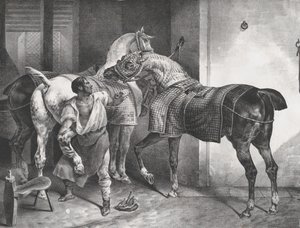 Anglický kovář, 1822. od Theodore Gericault