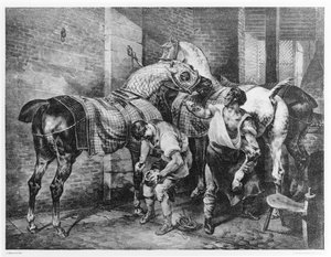Anglický kovář od Theodore Gericault