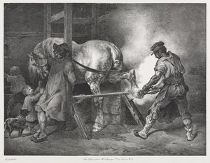 Vlámský kovář od Theodore Gericault