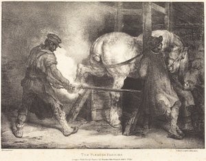 Vlámský kovář od Theodore Gericault