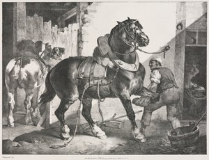 Francouzský kovář od Theodore Gericault