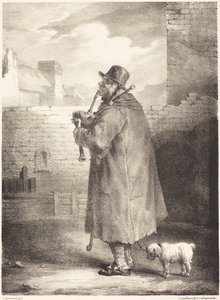 Píseň o dudákovi od Theodore Gericault