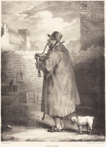 Píseň o dudákovi od Theodore Gericault