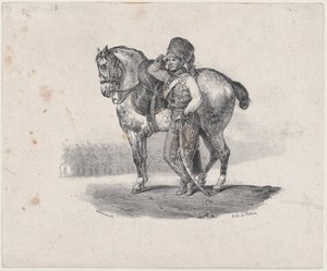 Trubka husarů od Theodore Gericault