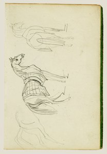 Tři studie na koních od Theodore Gericault