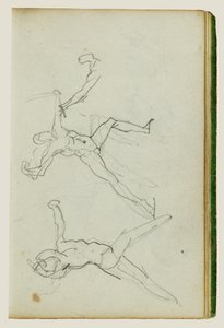 Tři studie lukostřelce od Theodore Gericault