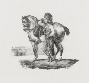 Trubka husarů (Hussar Trumpeter) od Theodore Gericault