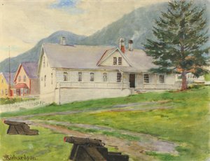 Bývalý guvernérský dům, Sitka, 1905.
