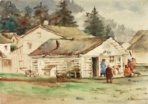 Trh u tří vran, Sitka, 1889.