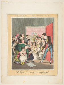Divadelní potěšení, deska 4: Obsazená místa, ca. 1835. od Theodore Lane