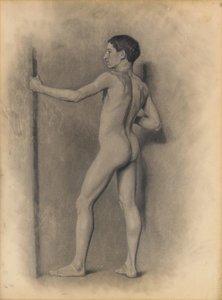 Studie mužské postavy, 1875 od Theodore Robinson