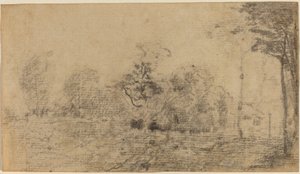 Krajina II od Theodore Rousseau