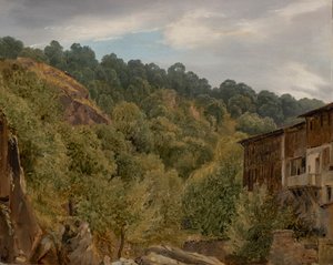 Krajina Auvergne od Theodore Rousseau