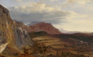 Pohled na Saleve, poblíž Ženevy, 1834. od Theodore Rousseau