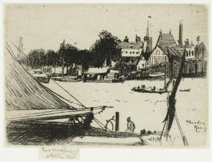 Battersea z Chelsea od Theodore Roussel