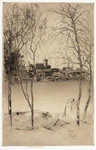 Laburnums a Battersea od Theodore Roussel