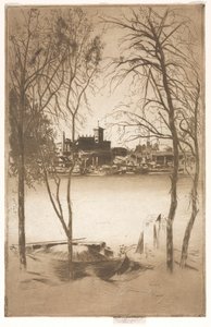 Laburnums a Battersea od Theodore Roussel