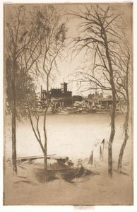 Laburnums a Battersea, 1889-1898. od Theodore Roussel