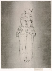 Pierrot en Pied, Portrét Lady A. C., 1888.