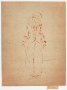 Pierrot en Pied, Portrét dámy A. C.