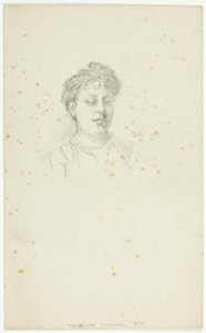 Náčrt Edith Austinové od Theodore Roussel