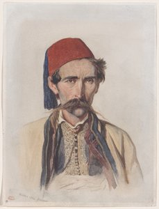 Moustachioed Slovan v Bělehradě
