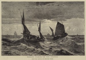 Lov sleďů v kanálu La Manche od Theodore Weber