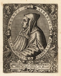 Albertus Magnus, německý katolický biskup. od Theodore de Bry
