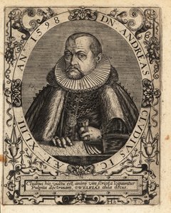 Andreas Cluten , německý právník od Theodore de Bry
