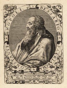 Basilios Bessarion, patriarcha Konstantinopole. od Theodore de Bry