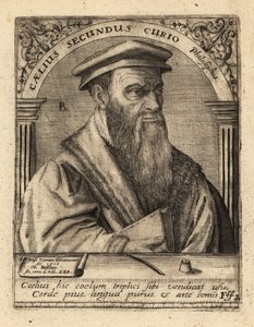 Celio Secondo Curio , italský humanista od Theodore de Bry