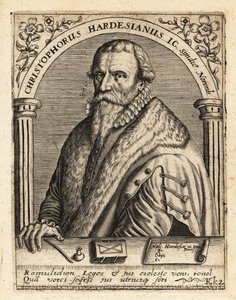 Christoph Herdesianus, německý právník od Theodore de Bry