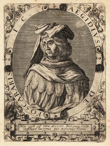 Egidio Foscherari, d.1289, italský právník. od Theodore de Bry