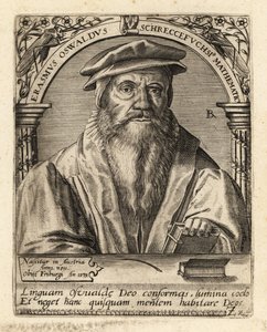 Erasmus Oswald Schreckenfuchs , rakouský humanista. od Theodore de Bry