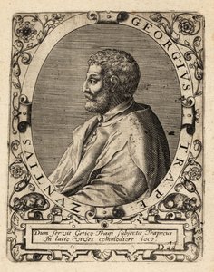 Jiří z Trebizondu, řecký filozof. od Theodore de Bry