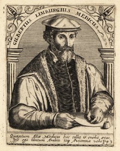Gilbert Fusch z Limburgu, holandský lékař, 1504-1567. od Theodore de Bry