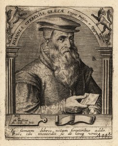 Hans Herbst, švýcarský humanistický tiskař. od Theodore de Bry