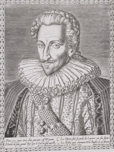 Henri IV (1553-1610) jako král Navarry, 1589 od Theodore de Bry