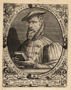 Hieronymus Wolf , německý historik od Theodore de Bry