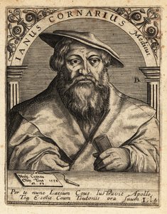 Janus Cornarius, saský humanista, c1500-1558. od Theodore de Bry